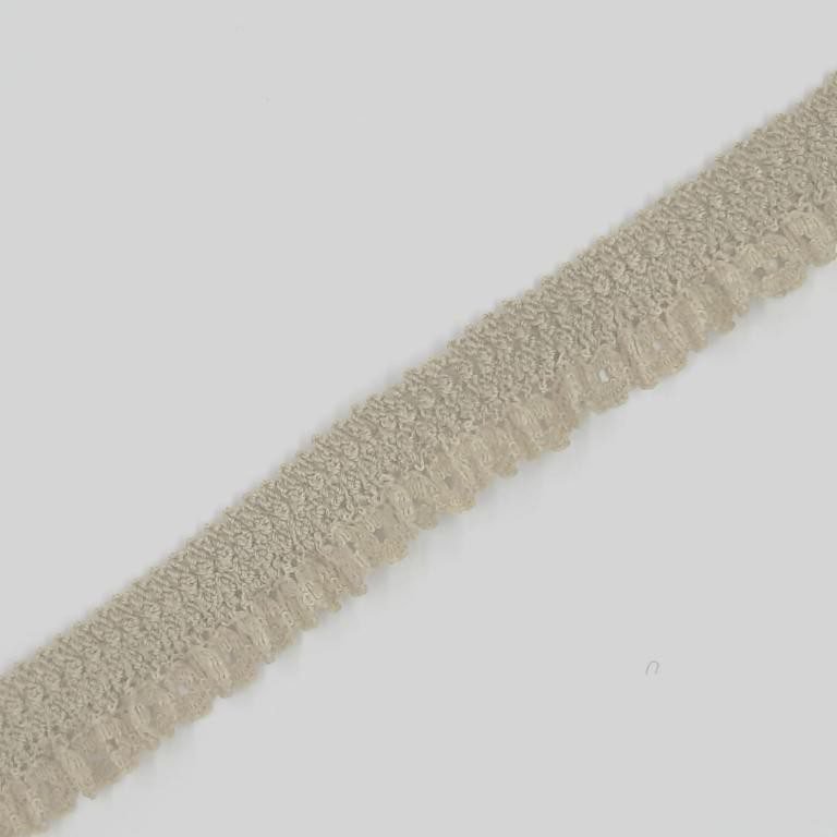 Encaje rizado elástico decorativo camel