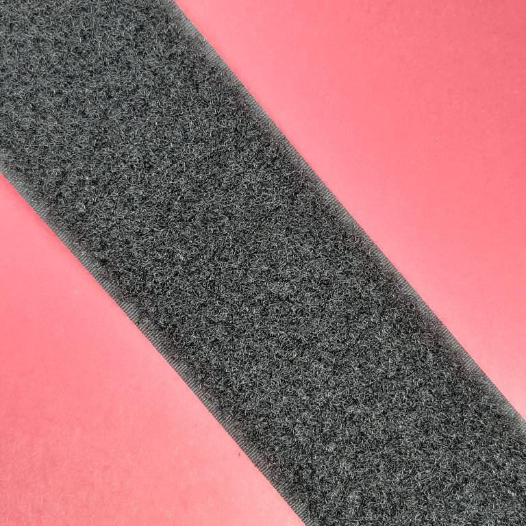 Velcro 5 cms cosido negro hembra parte suave