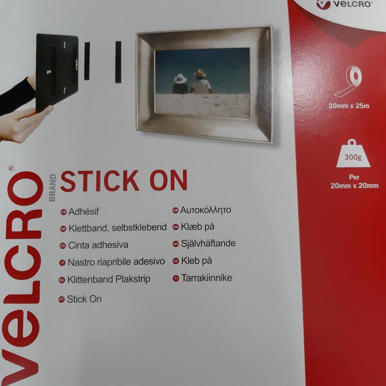 Velcro adhesivo dos partes 2 cms