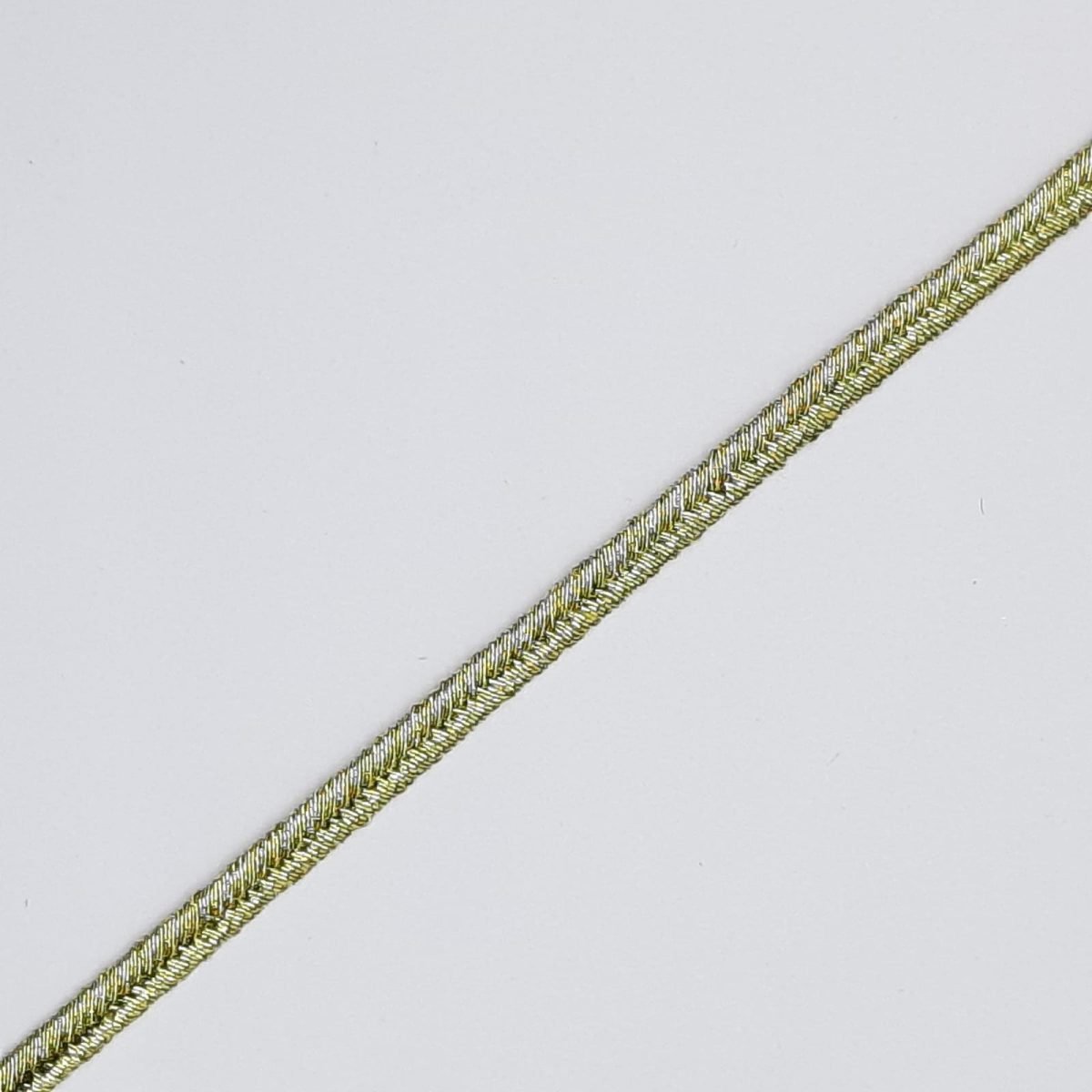Cordón soutache dorado