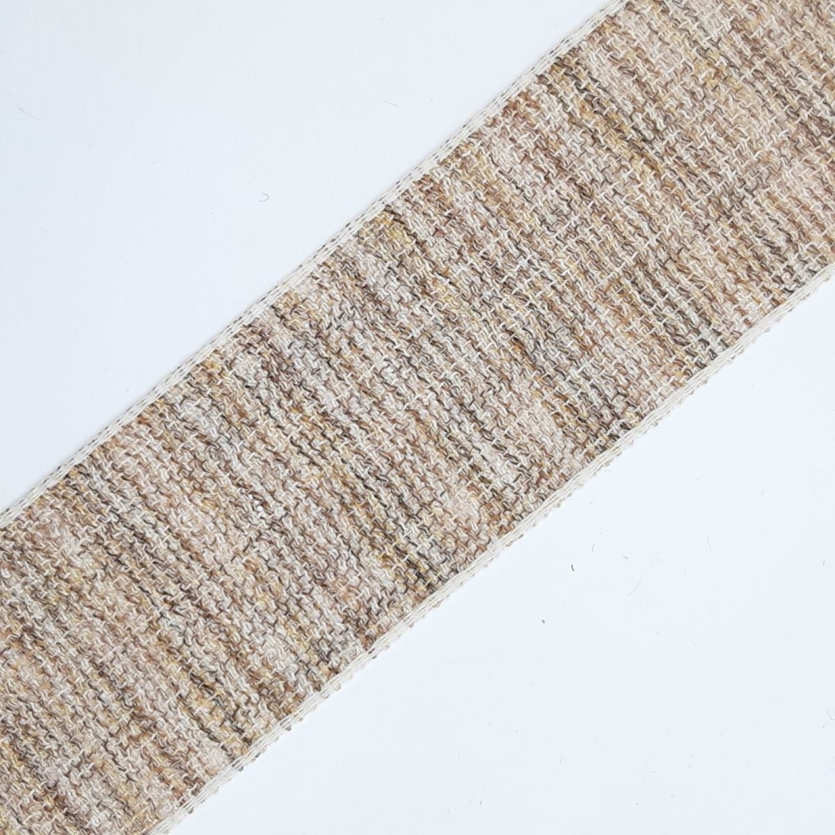 Cinta algodón camel 4 cms remates y acabados