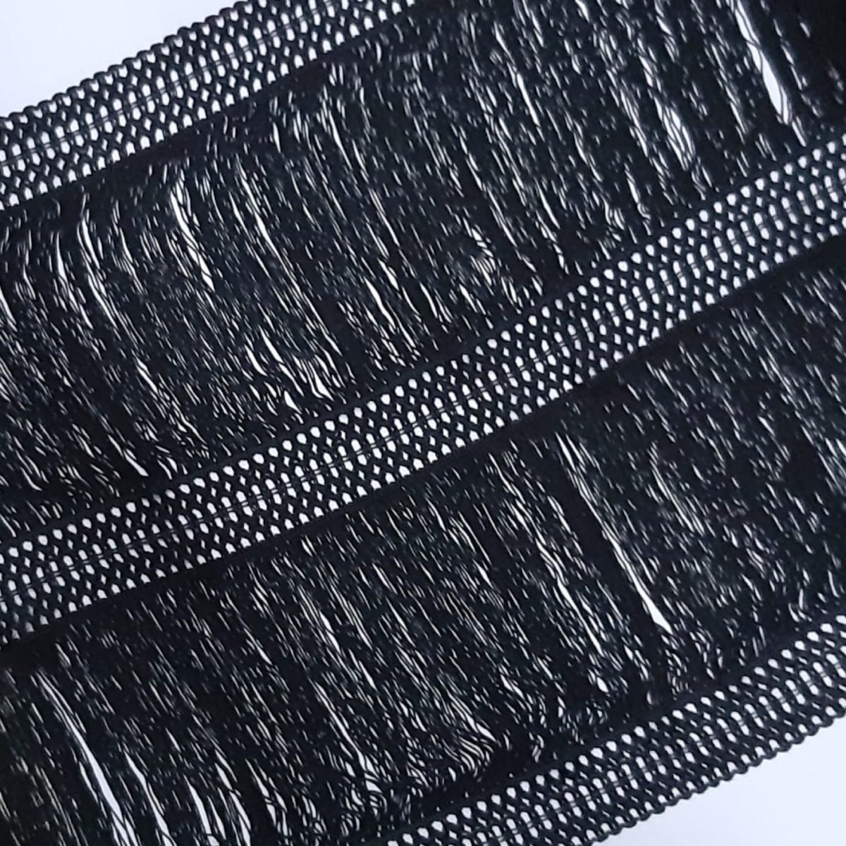 Fleco negro mangas. Especial vestidos