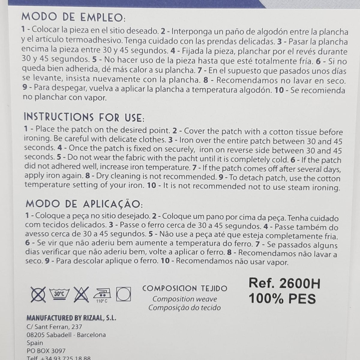 Rodillera-codera pata de gallo