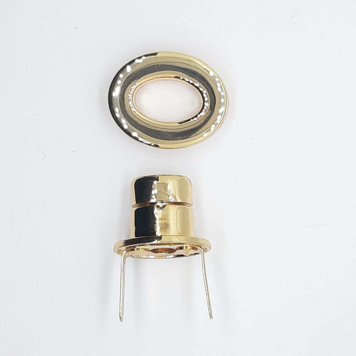 Cierre metálico para bolsos oro