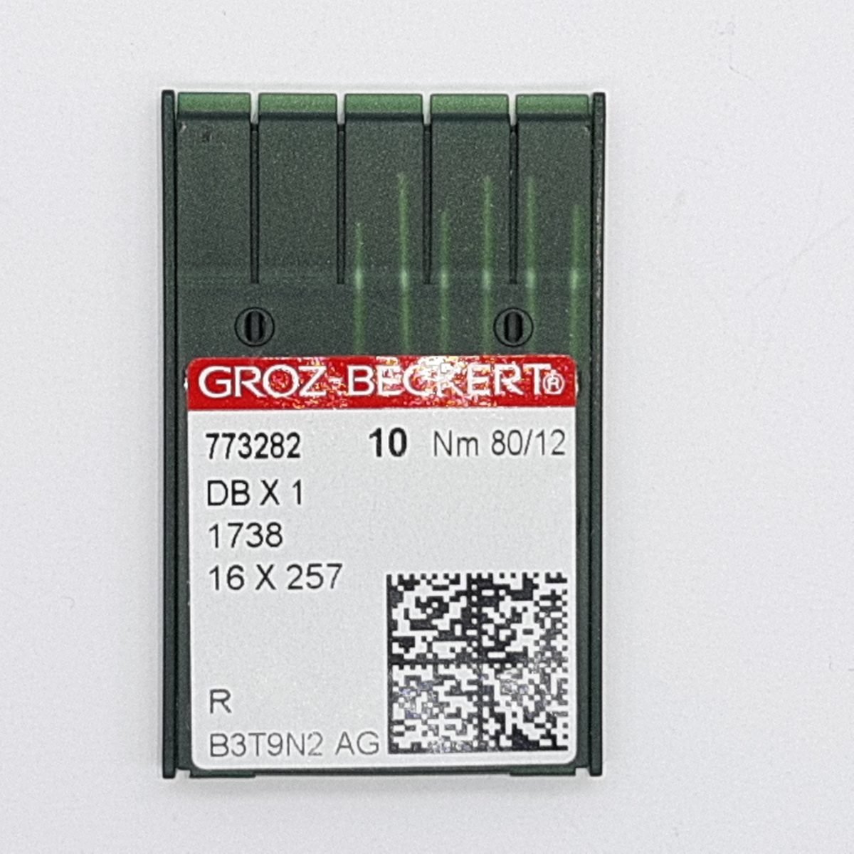 Agujas máquinas de coser de talón redondo nº 80 Groz Beckert