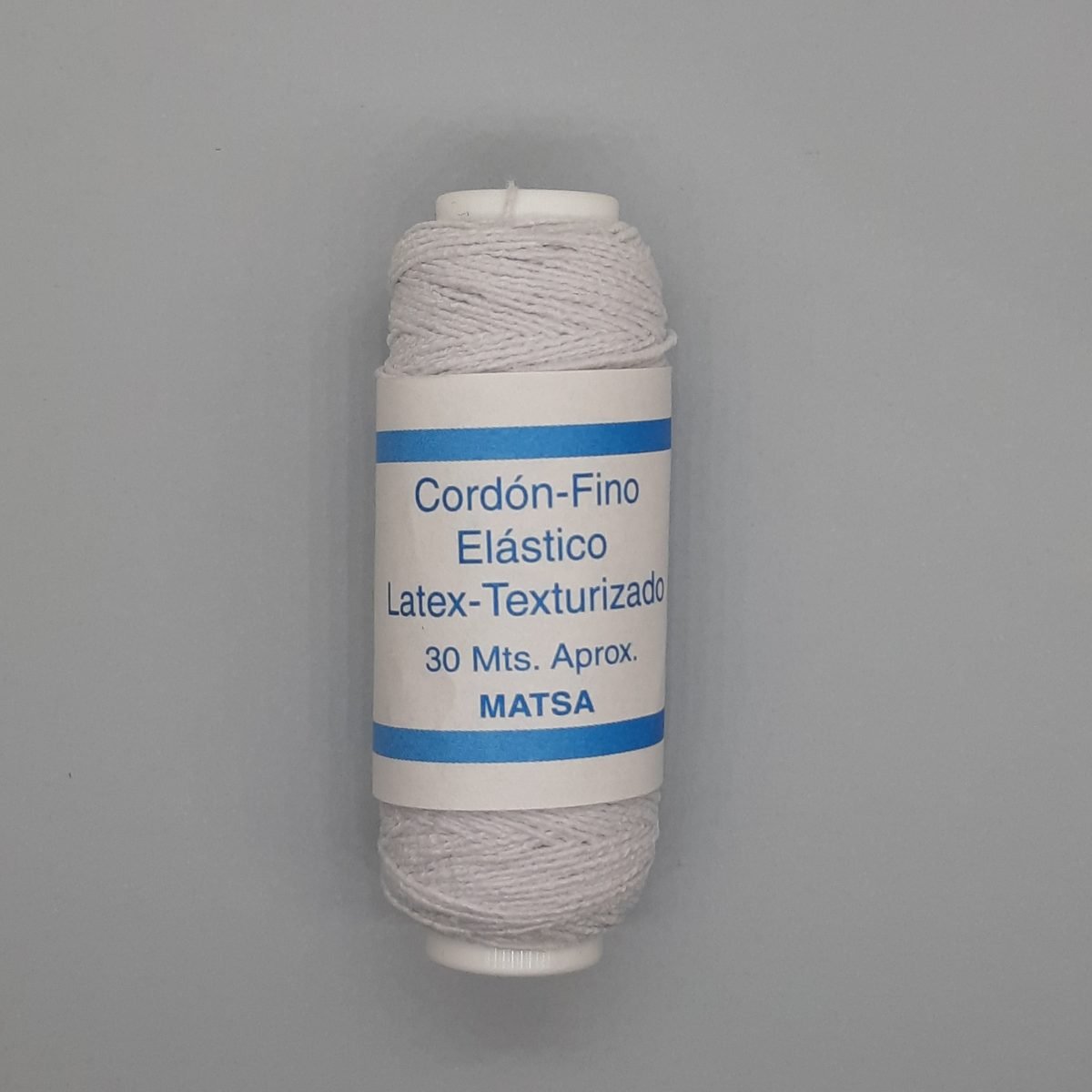 Bobina hilo elástico resistente blanco