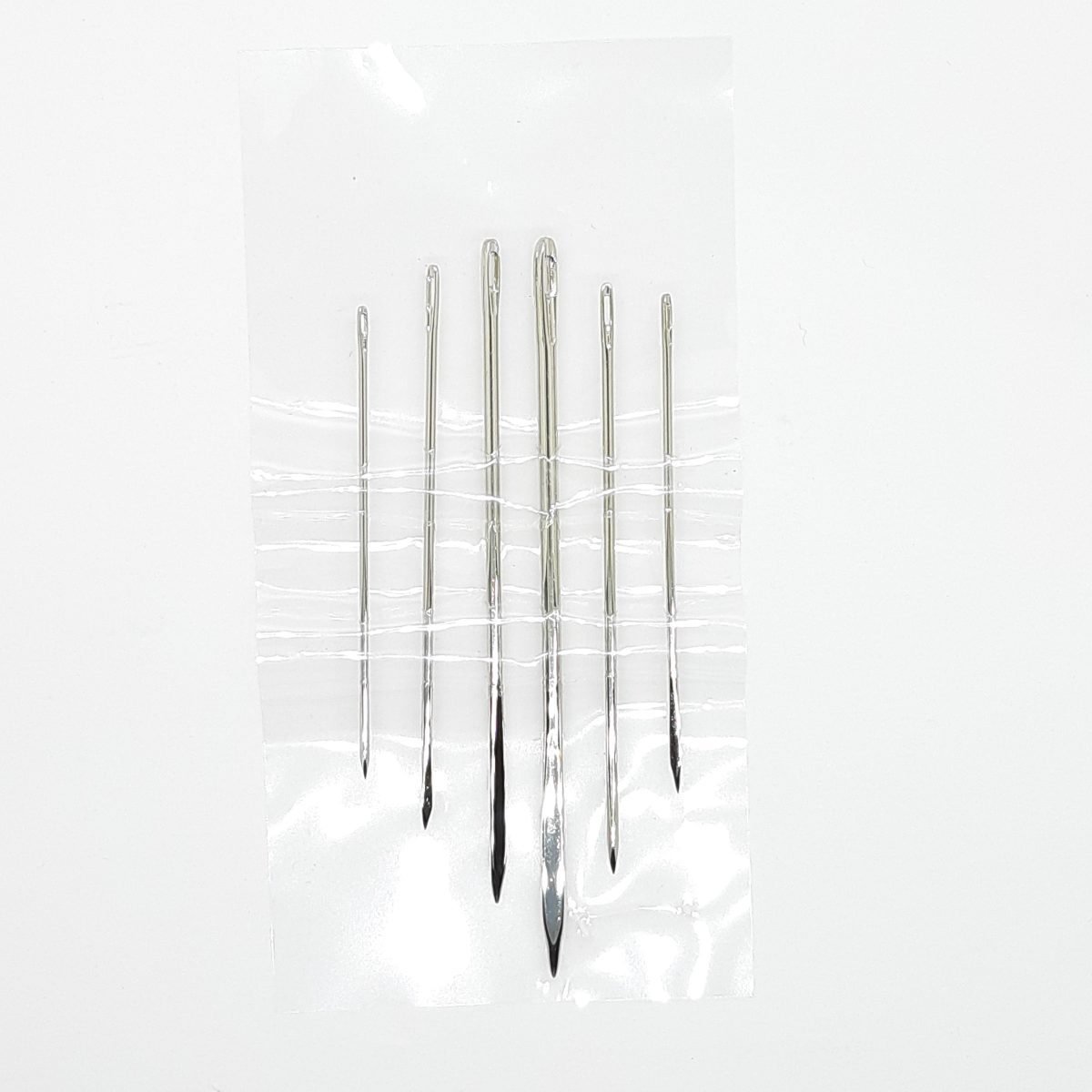 Aguja punta de flecha para coser a mano piel y cuero