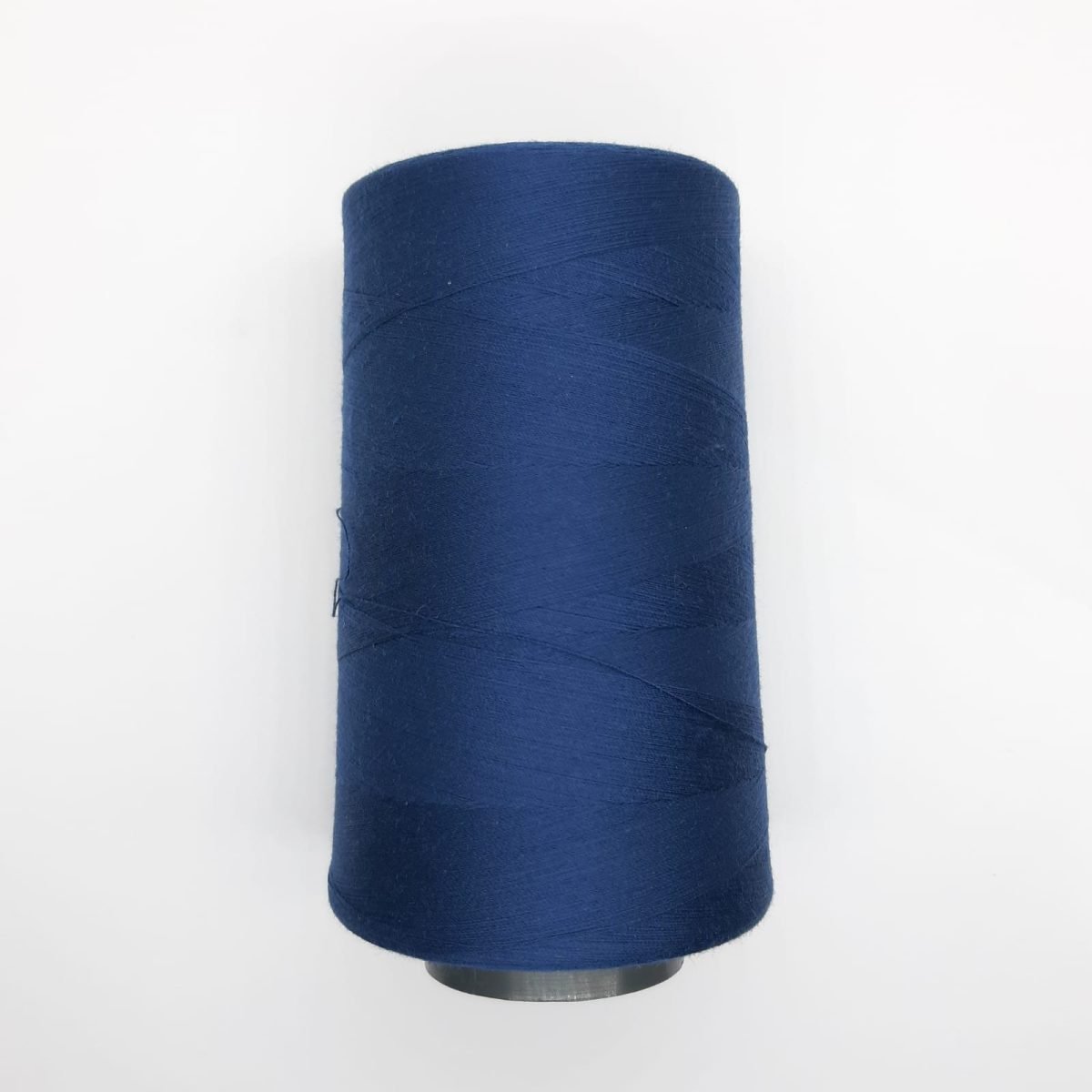 Cono hilo 5000 metros poliéster textil azul marino