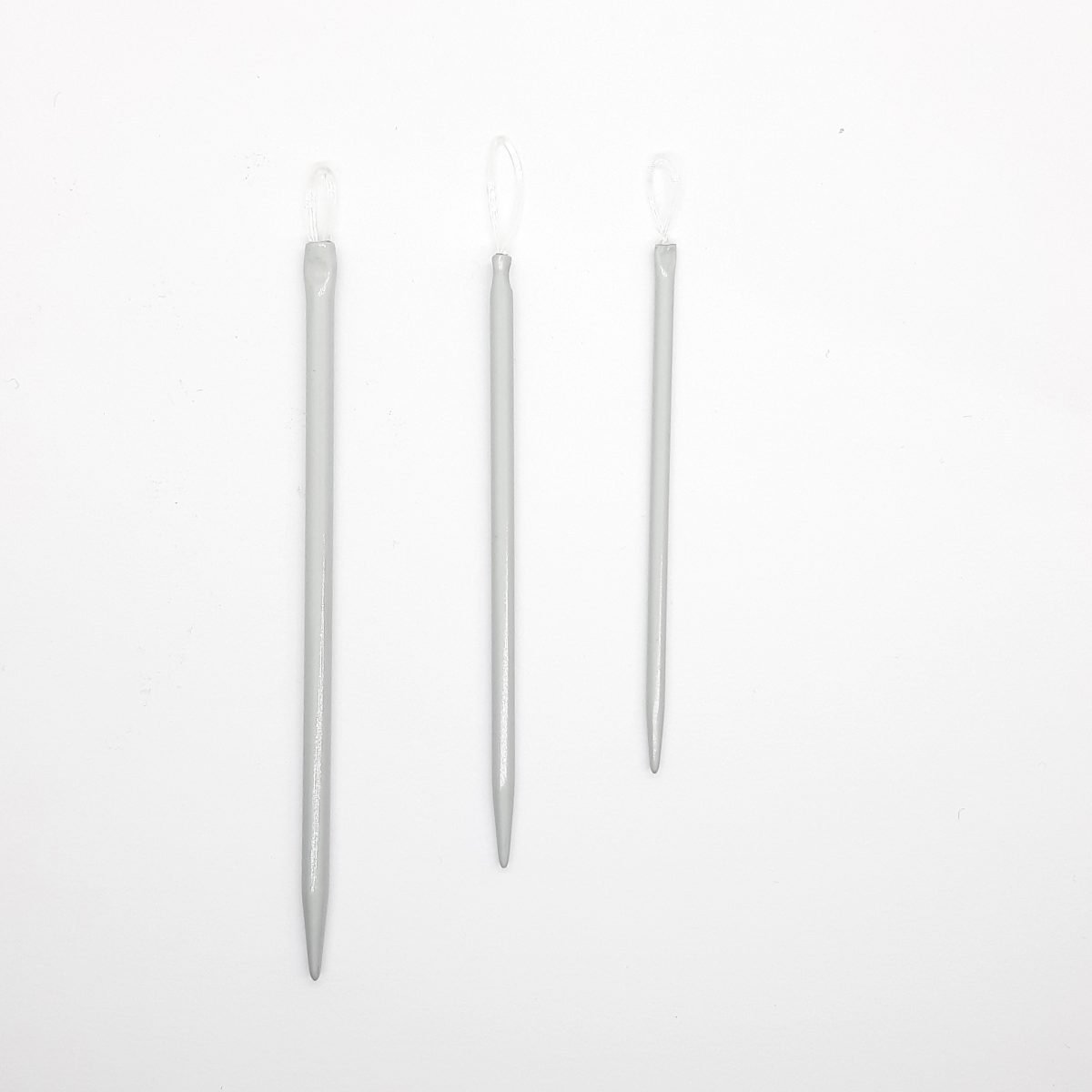 Aguja para lana con ojo de cable de nylon
