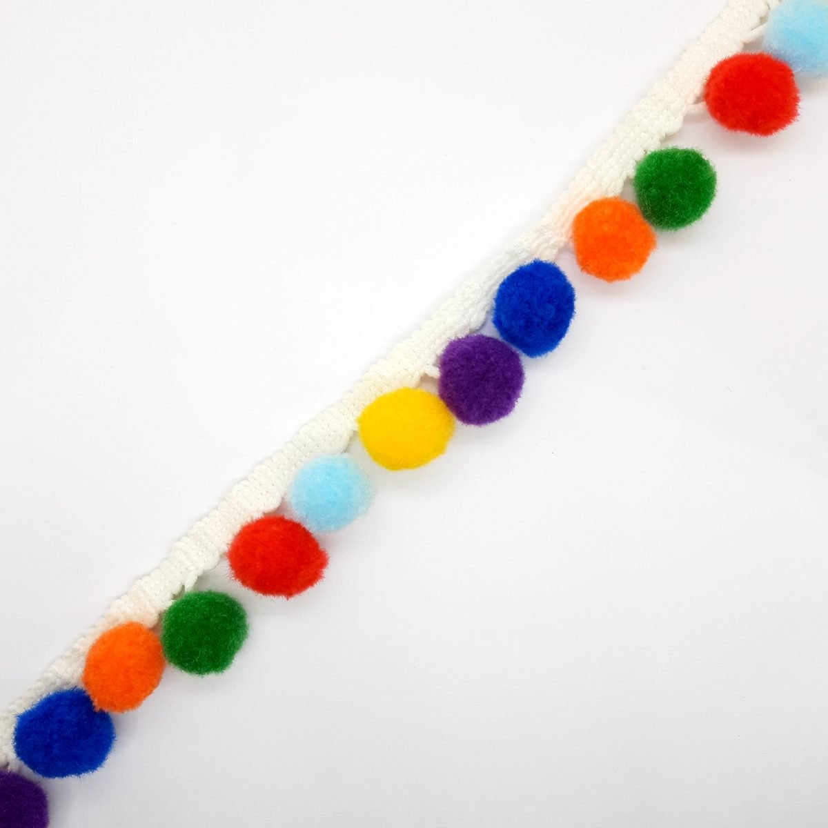Fleco madroño multicolor 2 cms