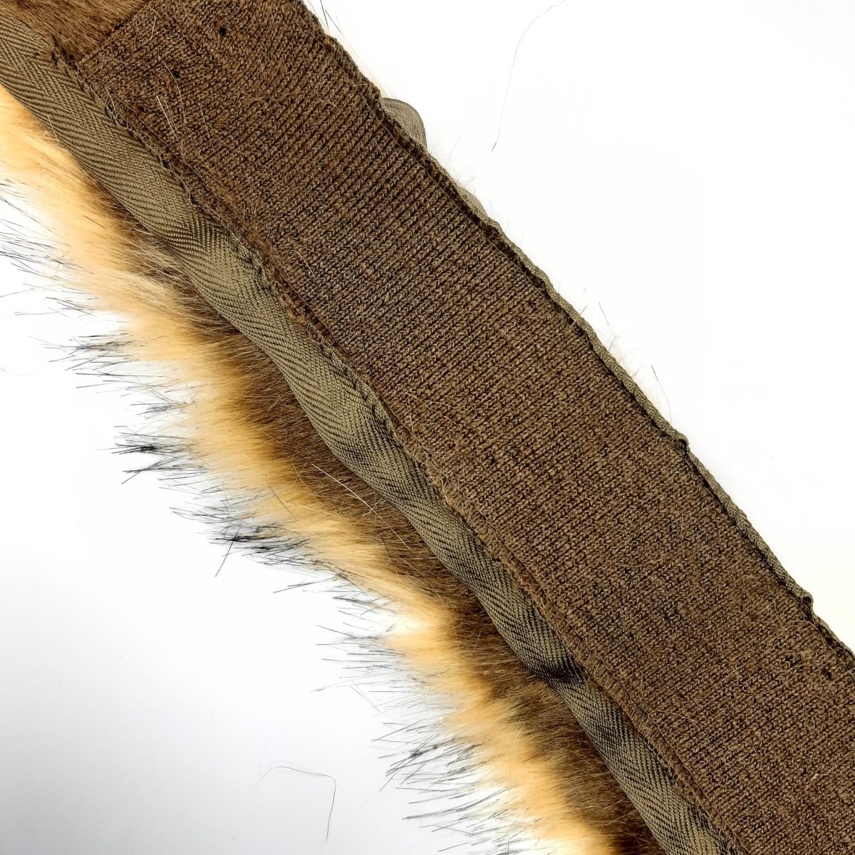 Tira de pelo para gorros y capuchas de 70 cms