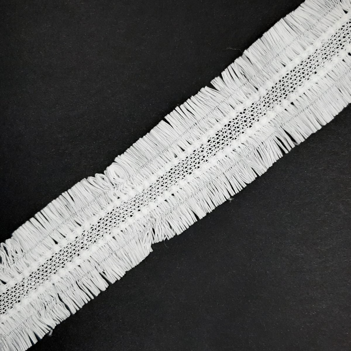 Galón flecos rayón 3,5 cms