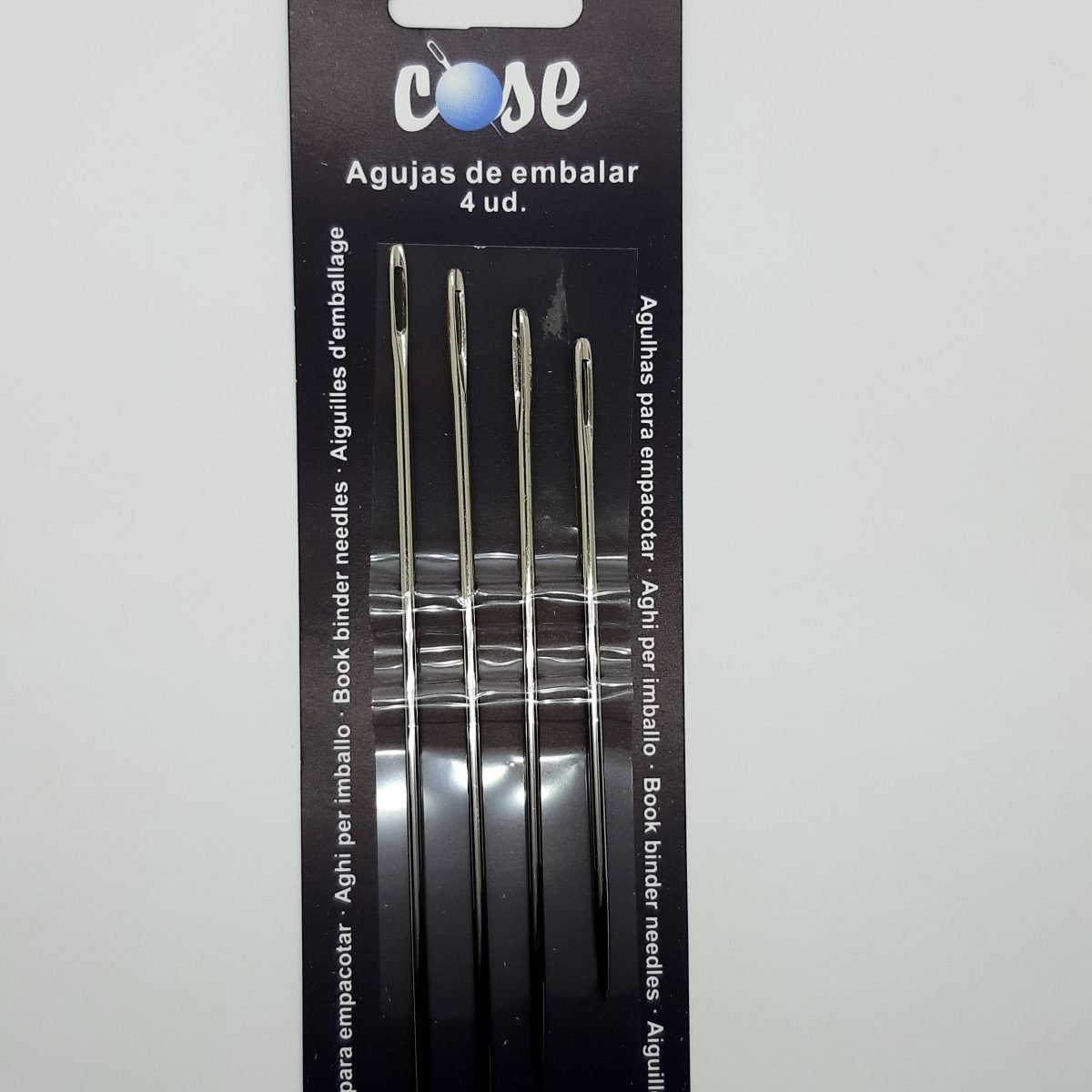 Blíster 4 agujas embalar surtidas