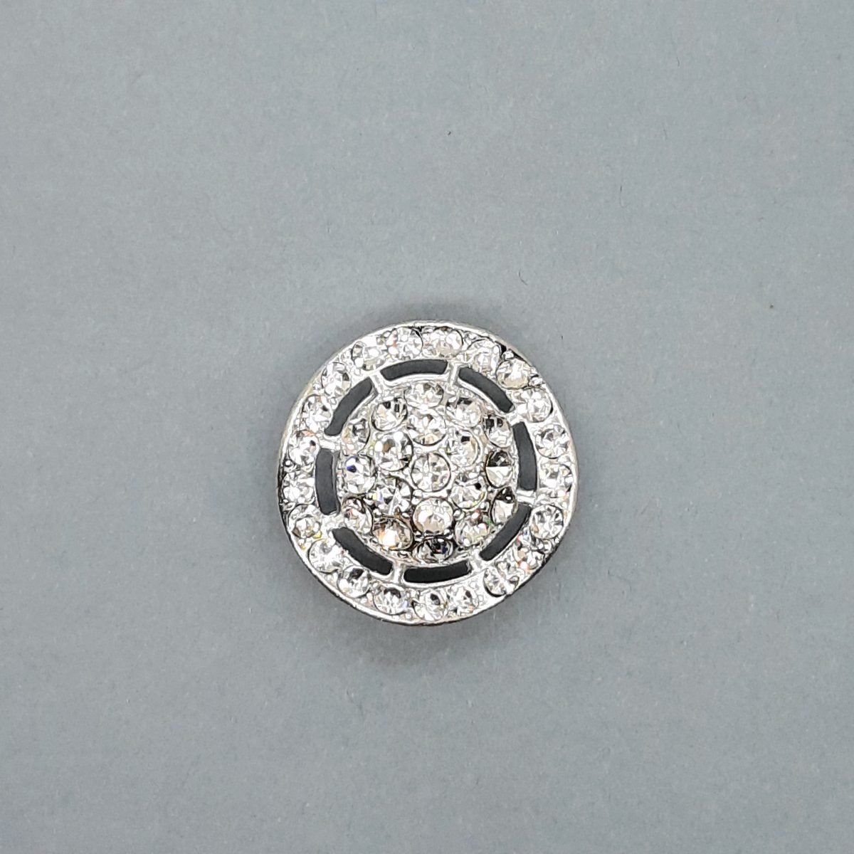 Botón fantasía piedras de cristal strass
