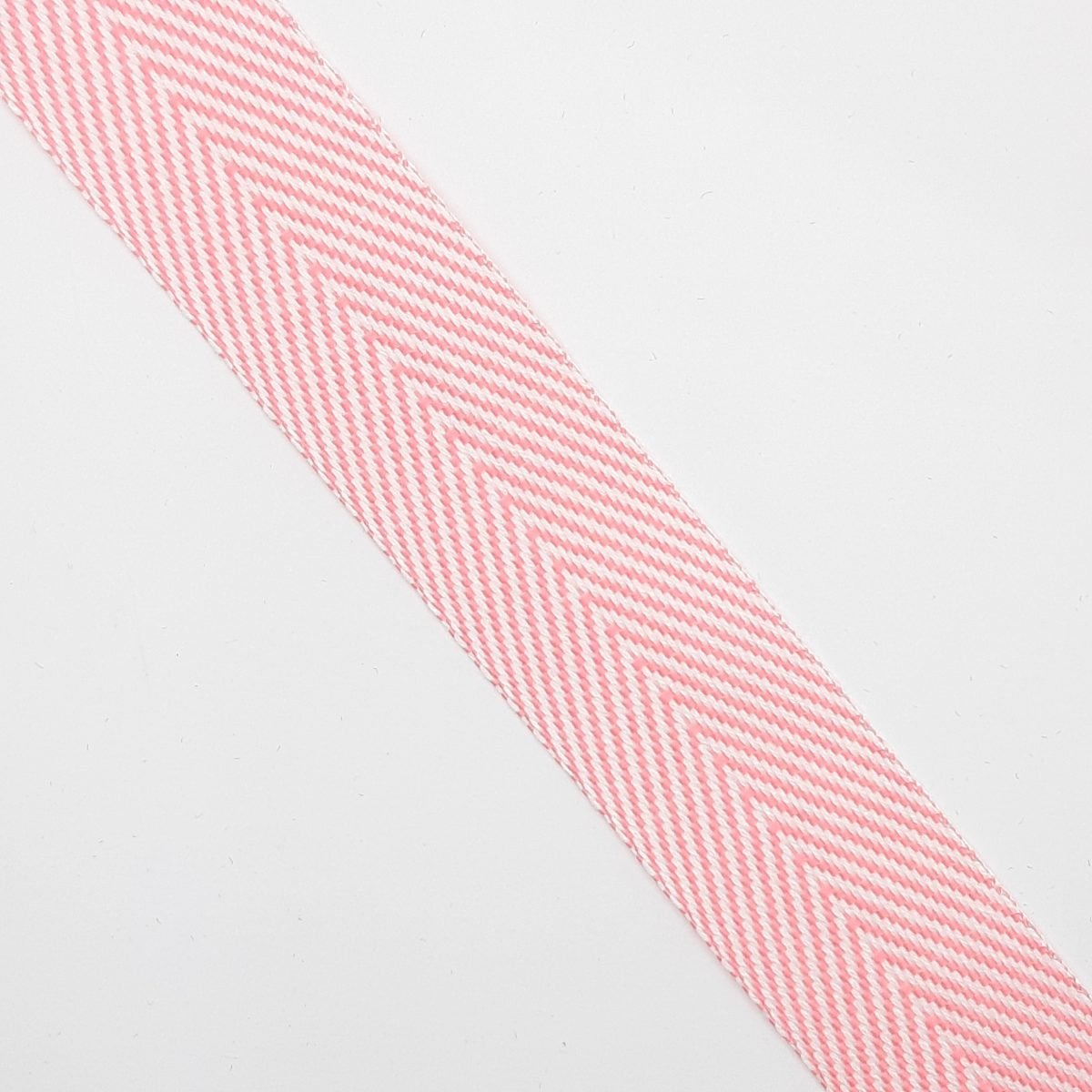 Cinta espiga algodón rosa decorativa de 22 mm