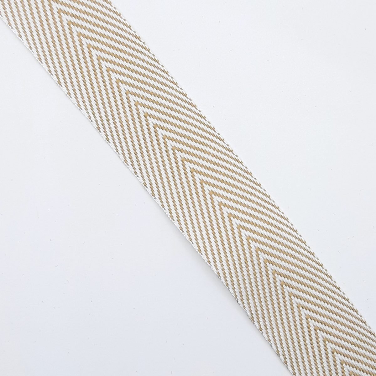 Cinta espiga algodón camel decorativa de 22 mm