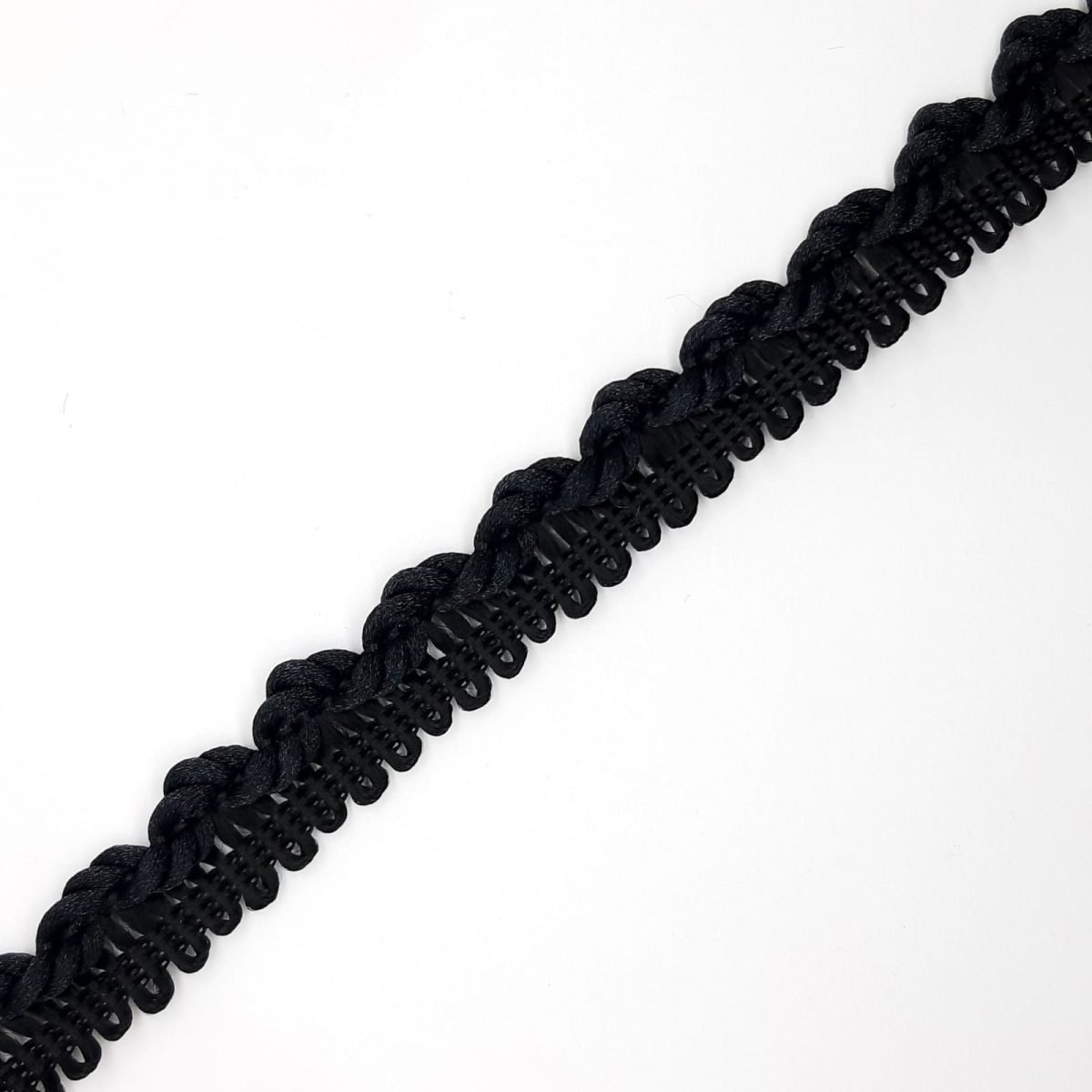 Vivo cordón trenzado negro