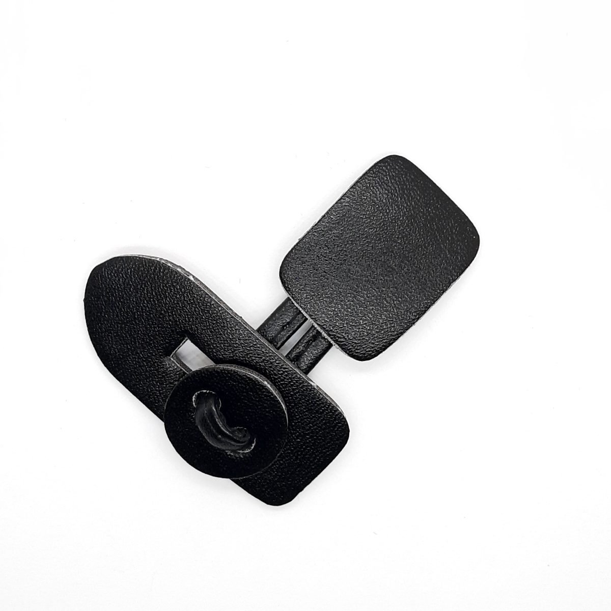 Broche trabilla impiel color negro de 20 x 90 mm