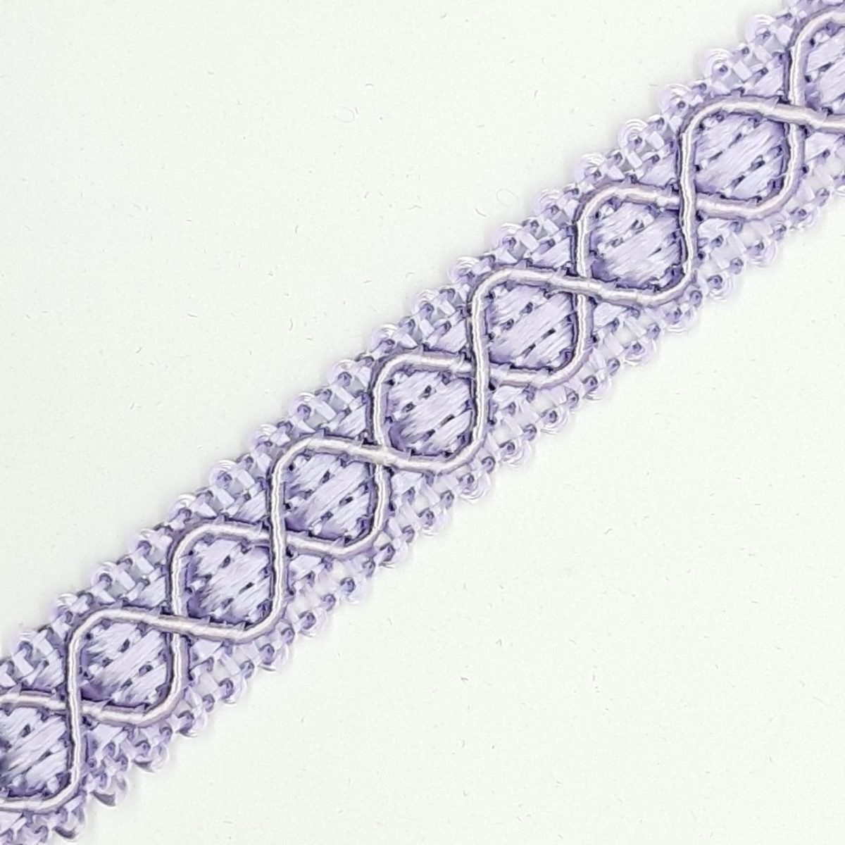 Galón agreman rombos especial tapicería color malva