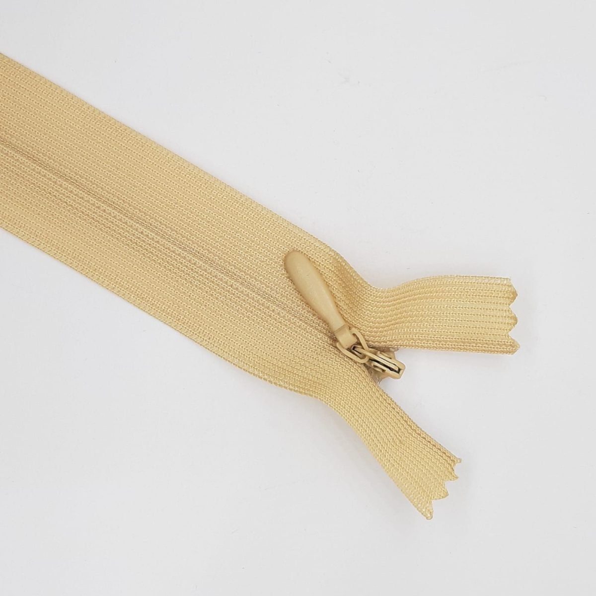 Cremallera invisible malla 3 cerrada camel