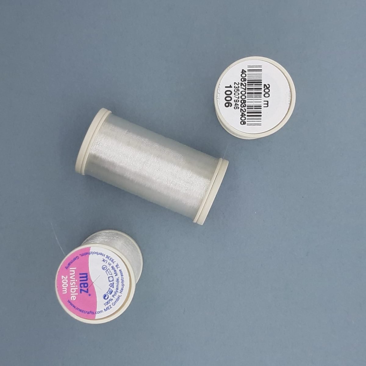 Bobina hilo invisible Coats de 200 metros para joyería