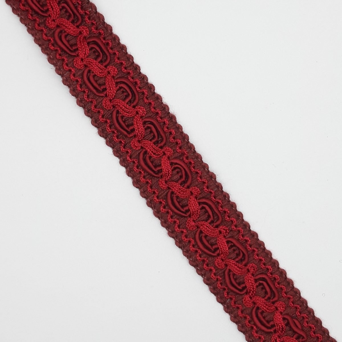 Galón decoración 22 mm de color burdeos