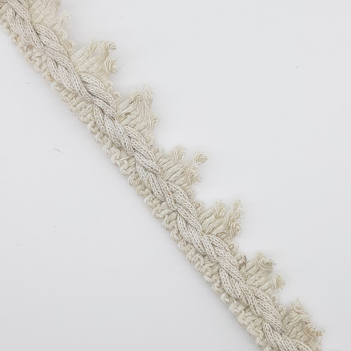 Galón pasamanería picos 2,5 cms lino