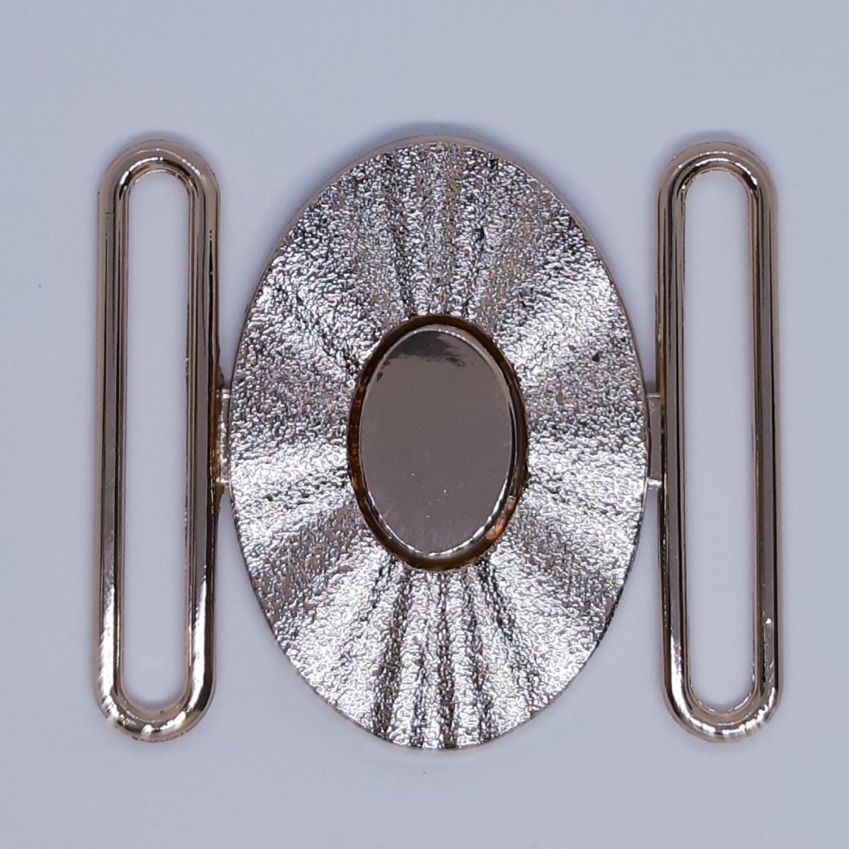 Hebilla oval dorada 5 cms cinturones