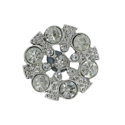 Botón fantasía piedras 23 mm