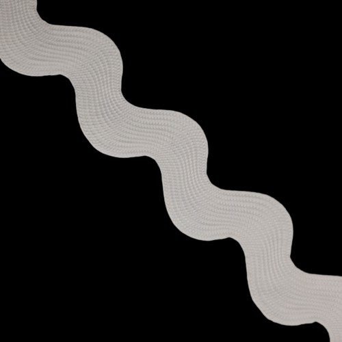 Ondulina ancha 40 x 25 mm blanco