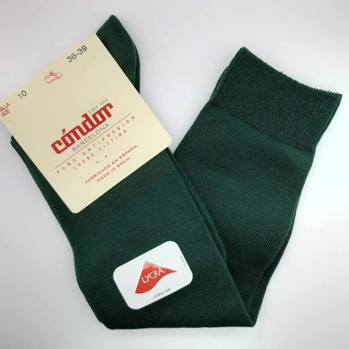 Calcetín alto liso Condór Talla 6