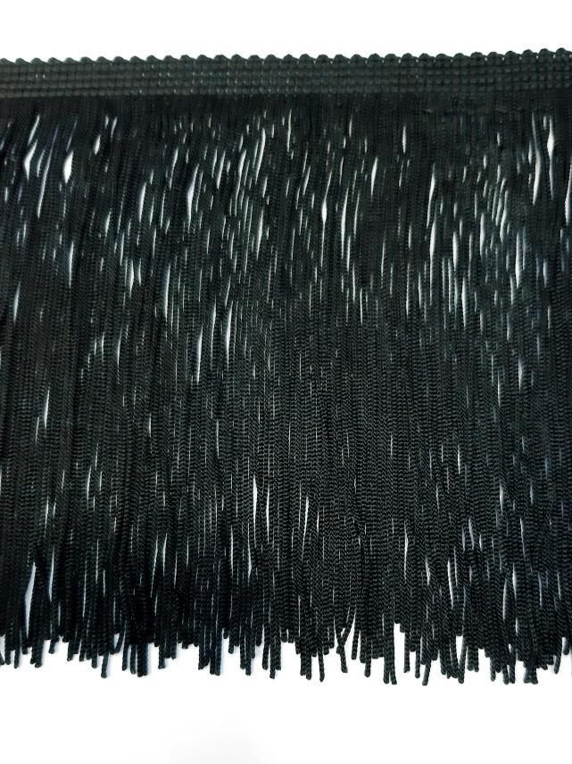 Fleco cuquillo negro 60 cms. 