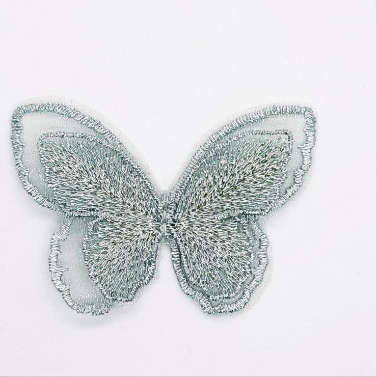 Aplique fantasía mariposa decorativo